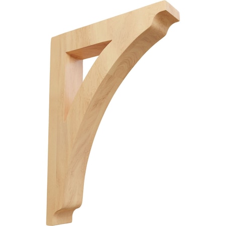 Ekena Millwork 1 3/4"W x 8 1/2"D x 12"H Large Thorton Wood Bracket, Red Oak BKTW01X08X12THRO